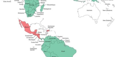 Karte von Belize malaria 